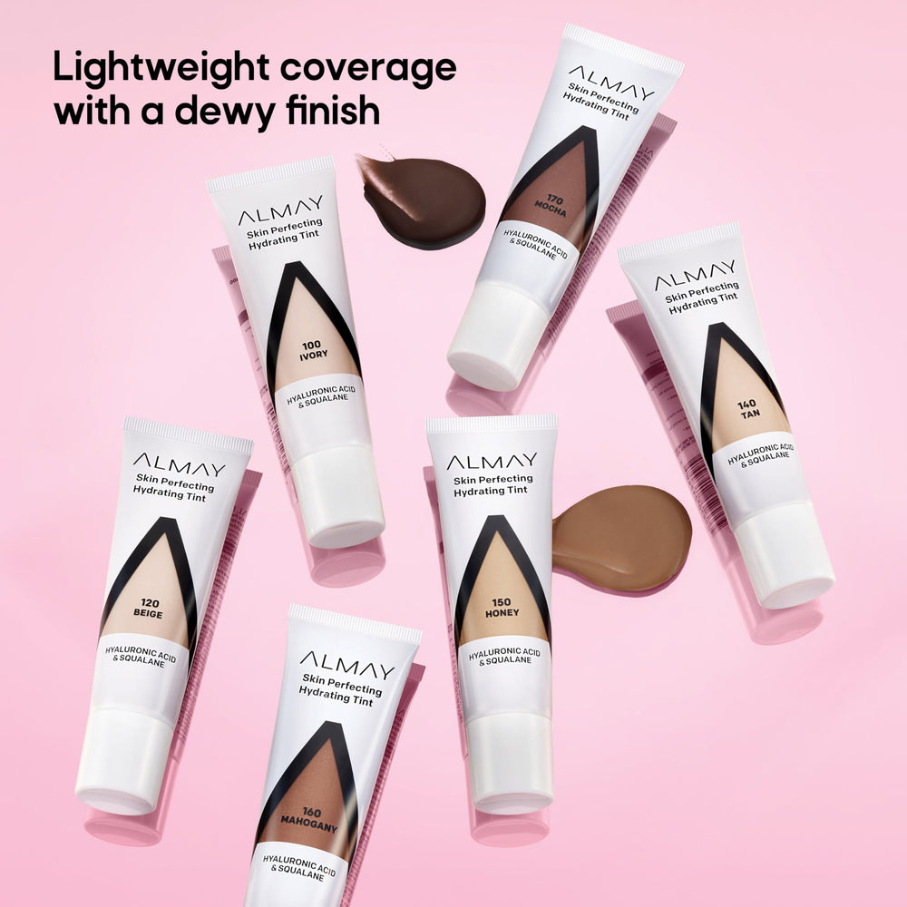 Almay application on hand demonstrating light coverage and seamless blending