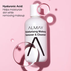 Almay in use removing mascara from lashes gently and reducing eye rubbing