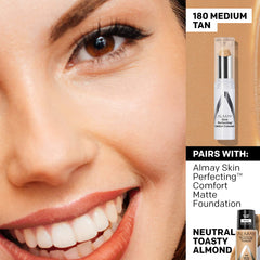 Almay concealer inside makeup bag showing portable everyday convenience