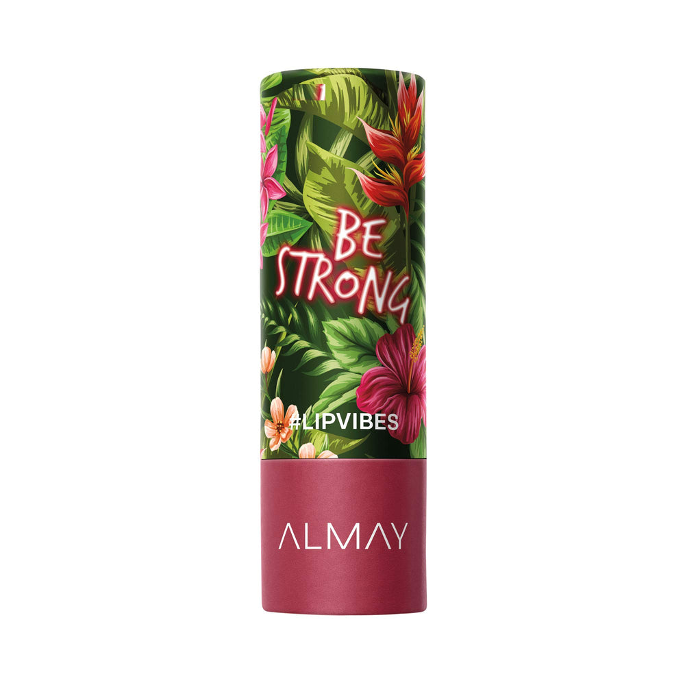 Almay Lip Vibes front packaging showing shade and matte finish, easy color choice
