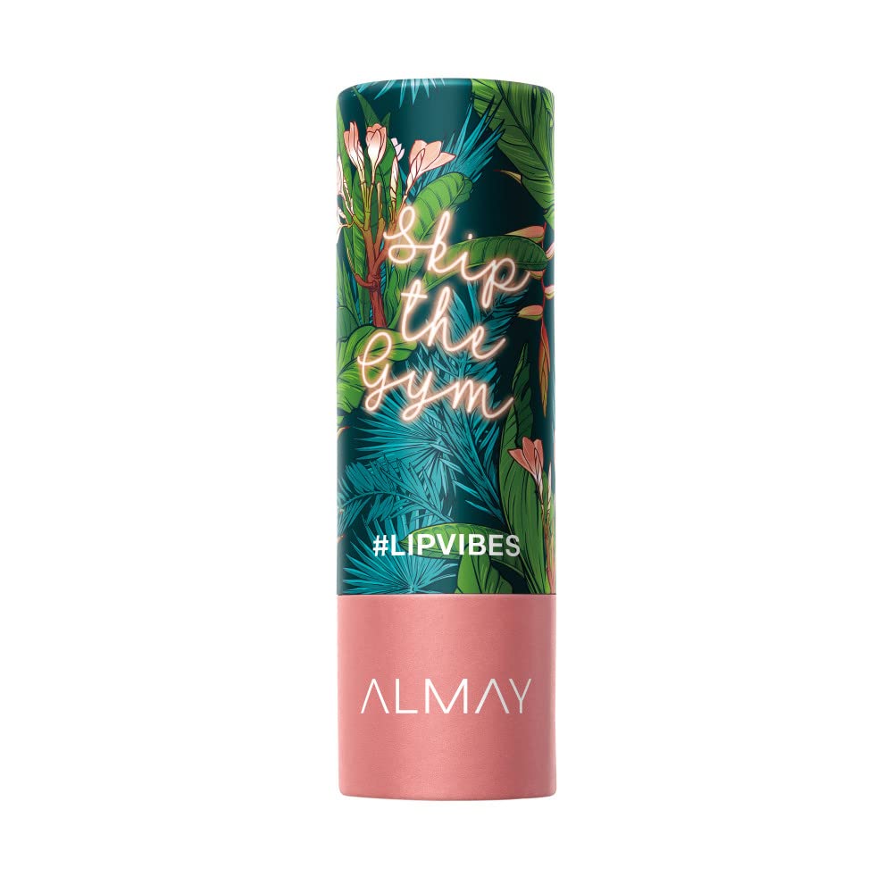 Almay Lip Vibes front packaging showing shade and finish, clear color preview