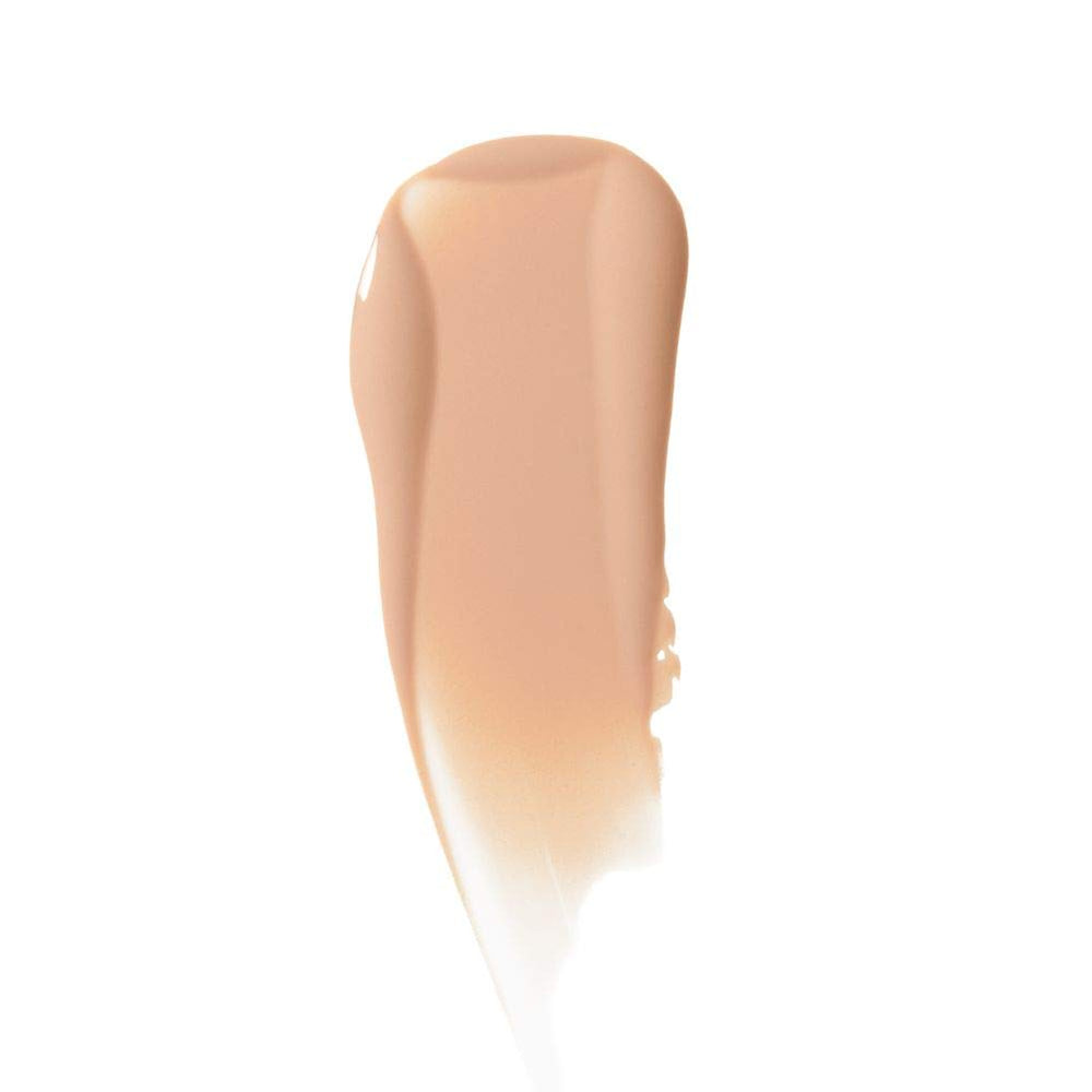 Almay texture swatch on hand displays blendable formula and buildable coverage benefit