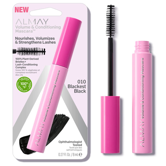 Almay front packaging showing tube and shade benefits