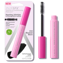Almay front packaging showing tube and shade benefits