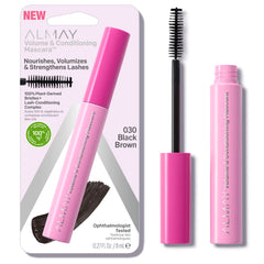 Almay mascara front packaging showing product and shade benefit