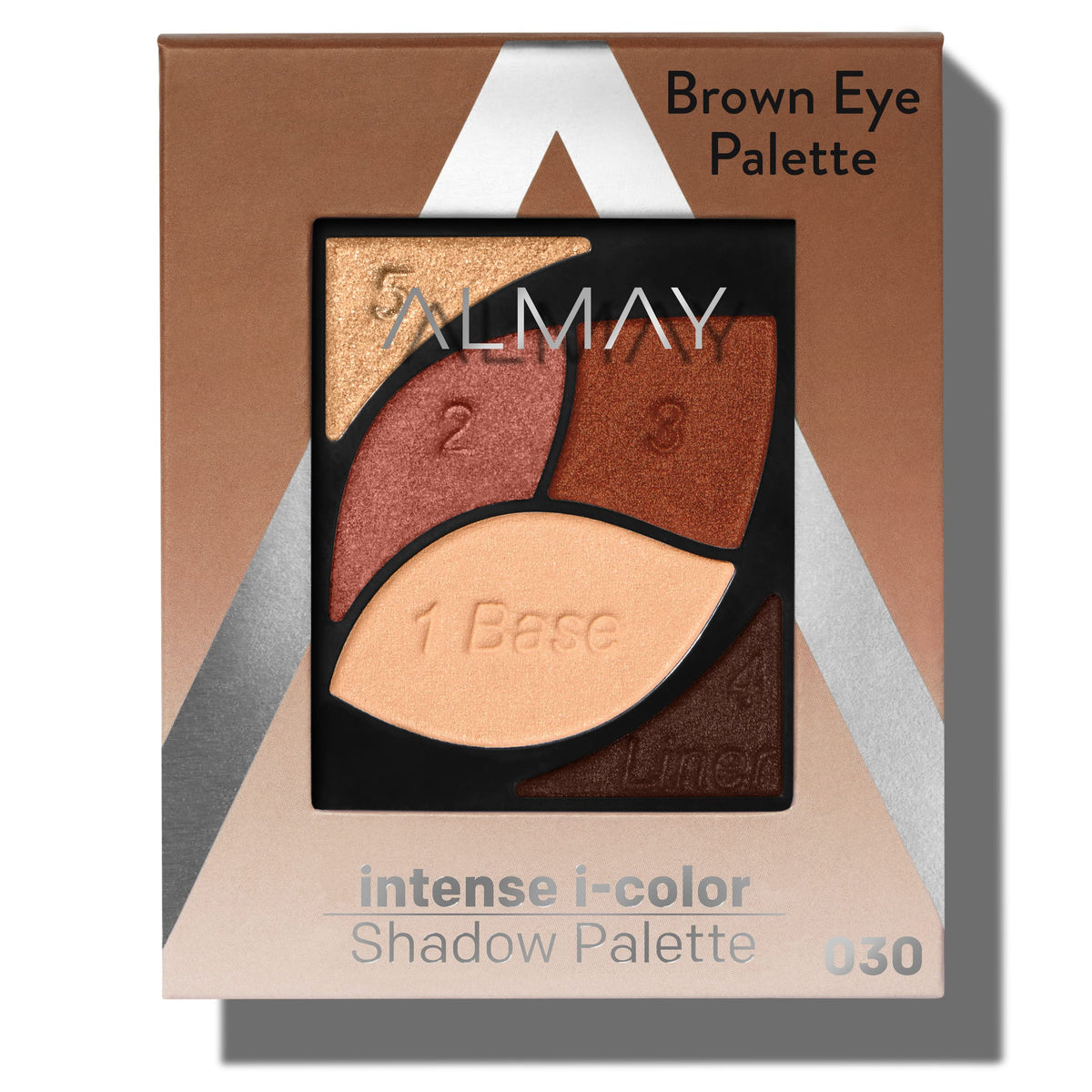 Almay palette front compact showing clean packaging and color story benefit