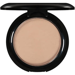 Almay powder texture swatch on skin showing lightweight coverage and mattifying effect