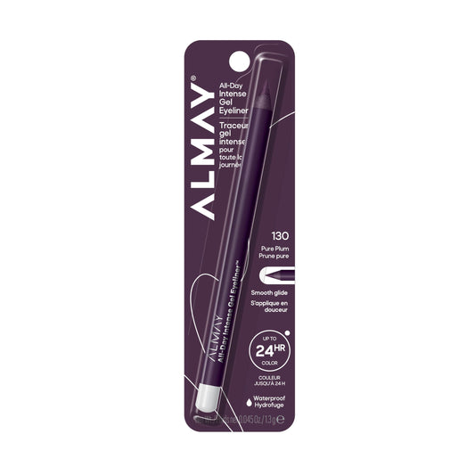 Almay Pure Plum front packaging showing shade and product information for shelf appeal