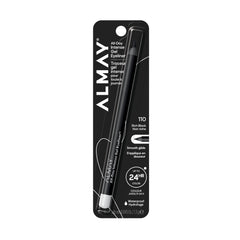 Almay all-day intense gel eyeliner front packaging showing product name and shade