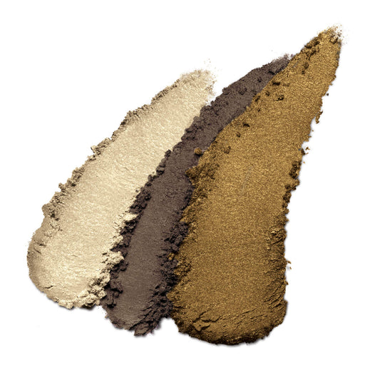 Almay open palette displaying three coordinated copper shades for easy blending