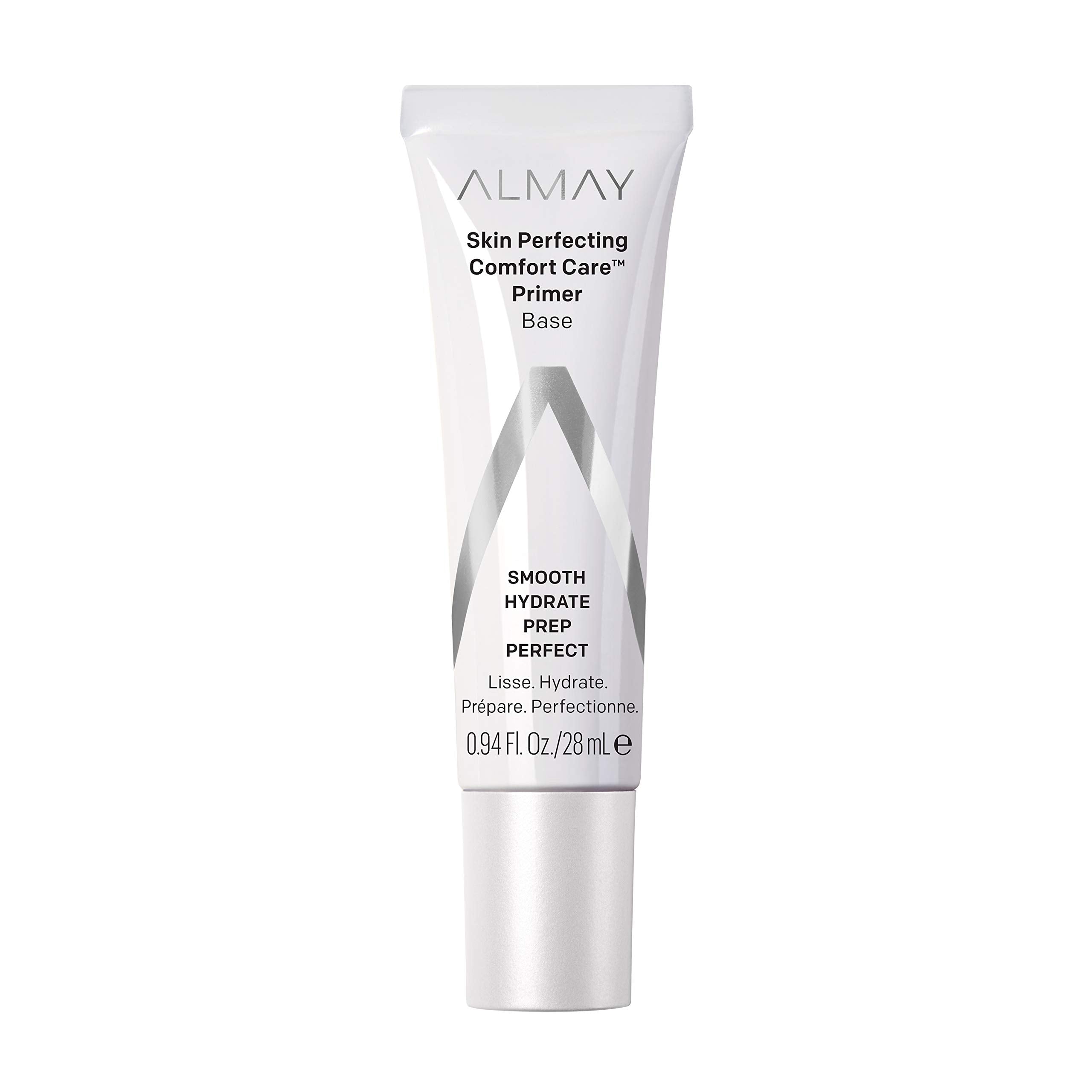 Almay primer front packaging showing product and benefits
