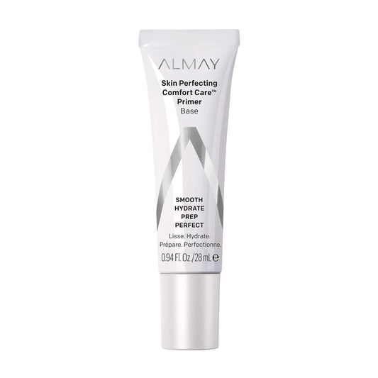 Almay primer front packaging showing product and benefits