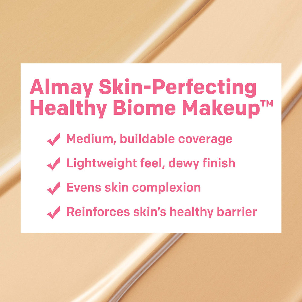Almay texture close-up swirled to show smooth, hydrating consistency