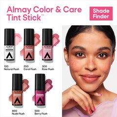 Almay ingredients list visual showing SuperSeed Complex skin care benefit