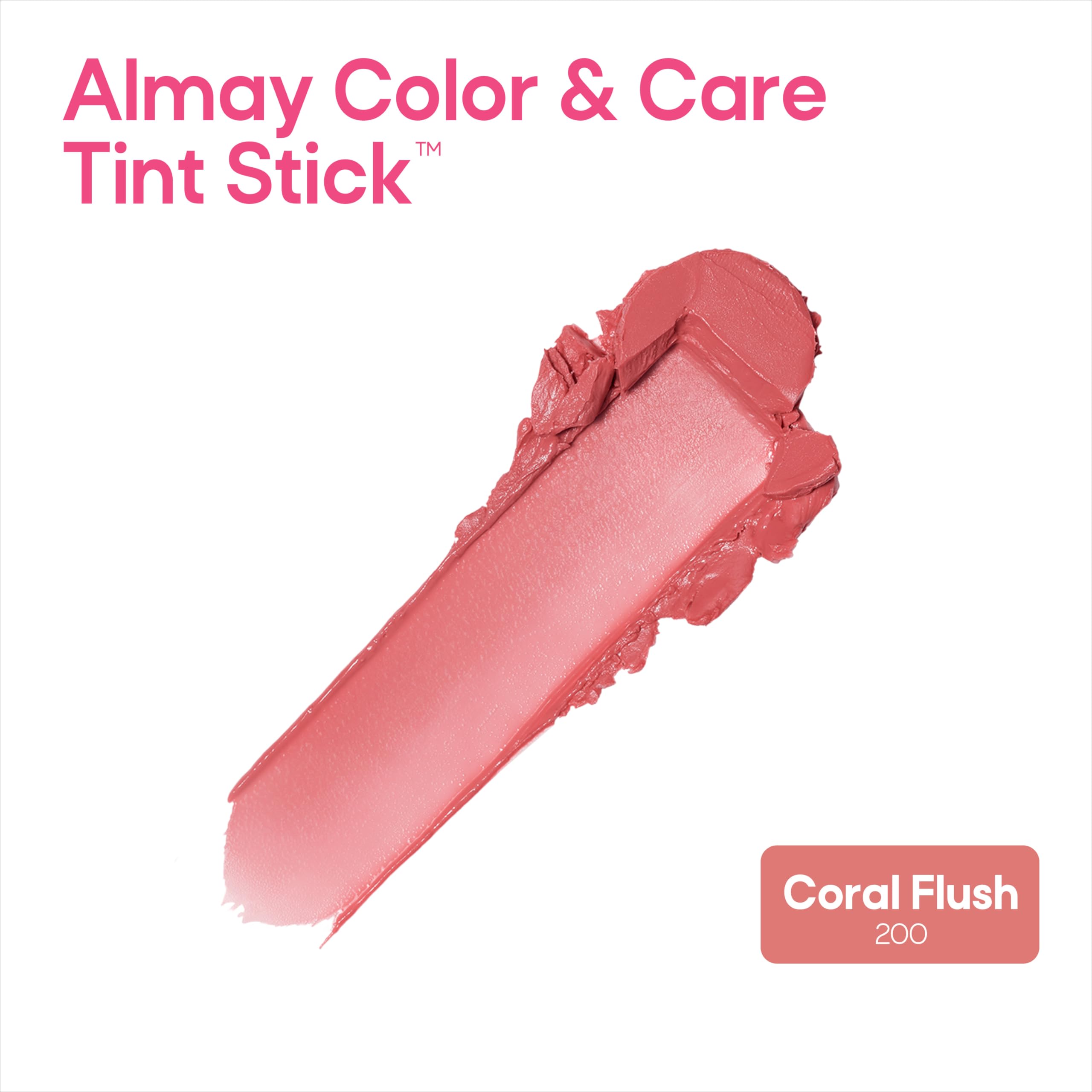 Almay twist-up mechanism detail showing smooth glide benefit for precise application