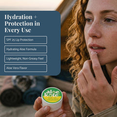 ALOE UP lifestyle beach use showing SPF protection and everyday outdoor convenience