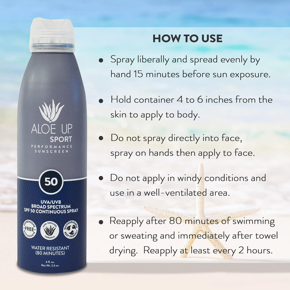 ALOE UP sheer finish on skin showing fast absorption and non-greasy feel