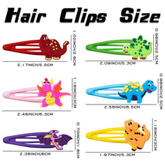 Alomois dinosaur clip front view highlighting colorful design and grip