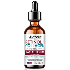 ALOZERA on a bathroom counter styled to suggest daily skincare routine