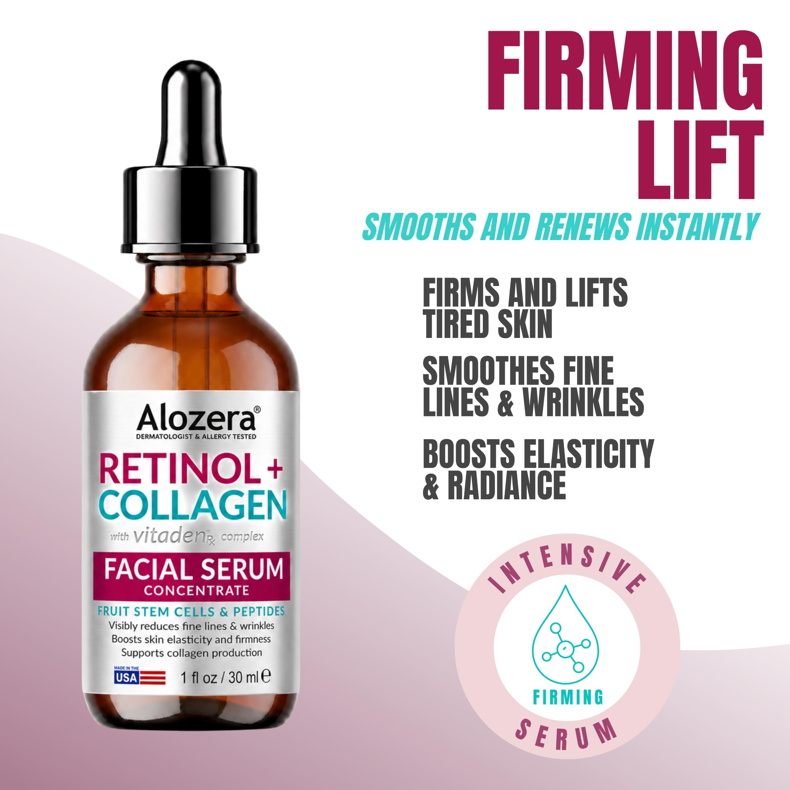 ALOZERA smooth serum droplet on hand showing lightweight texture