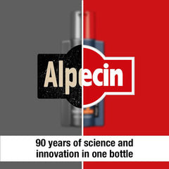 Alpecin C1 displayed on bathroom shelf demonstrating everyday grooming use