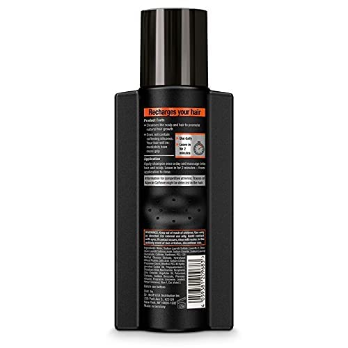 Alpecin C1 shampoo texture and lather close-up illustrating cleansing power and invigorating feel