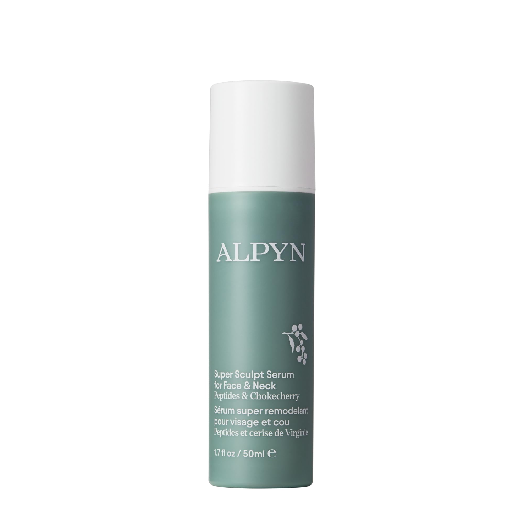 Alpyn Super Sculpt Serum front packaging showing clean branding and product benefit