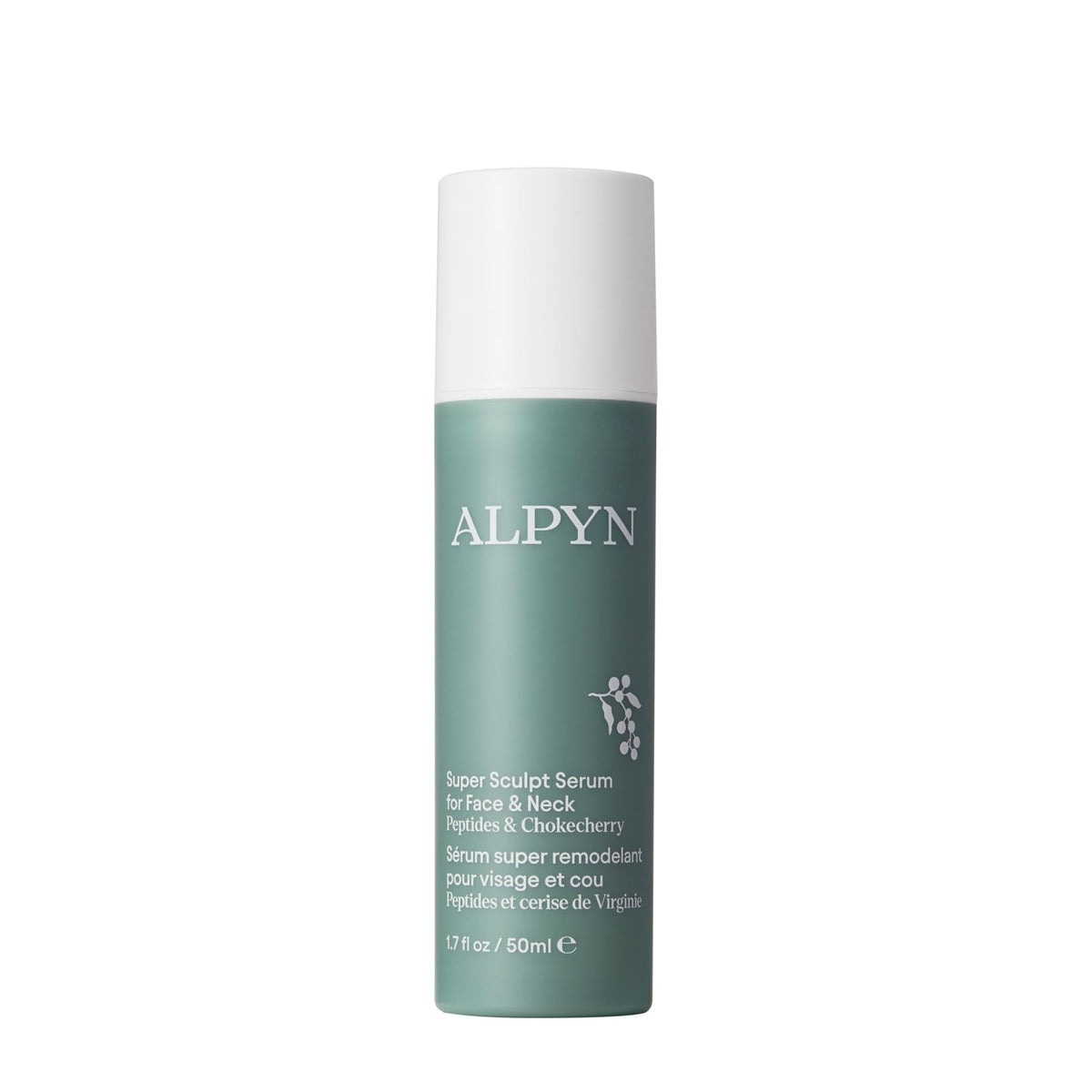 Alpyn Super Sculpt Serum front packaging showing clean branding and product benefit