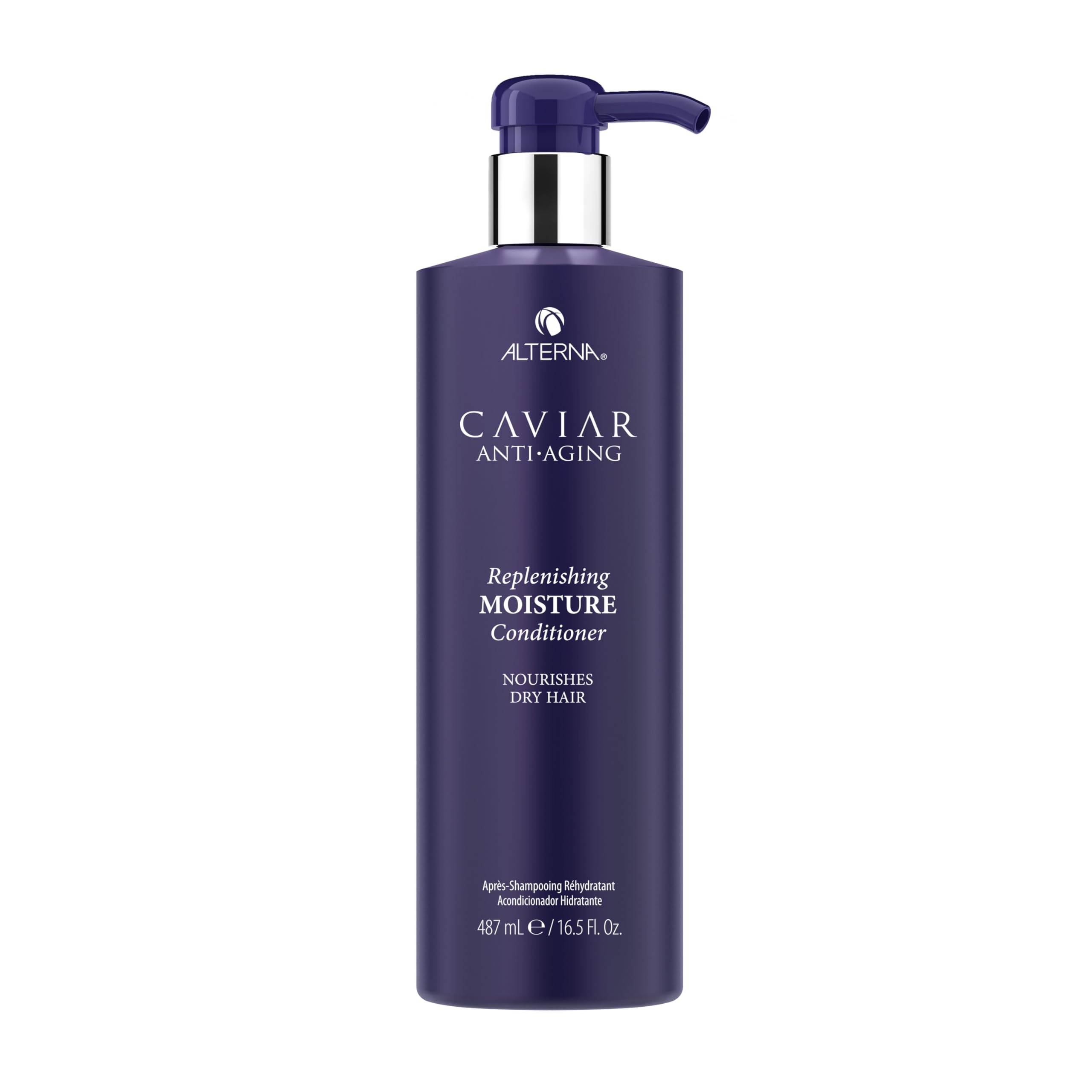 Alterna bottle front view showing product and luxury branding benefits hydration