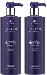 Alterna front packaging showing shampoo and conditioner, conveys luxury hydration
