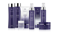 Alterna caviar mini in bathroom travel scene conveying professional hydration on the go