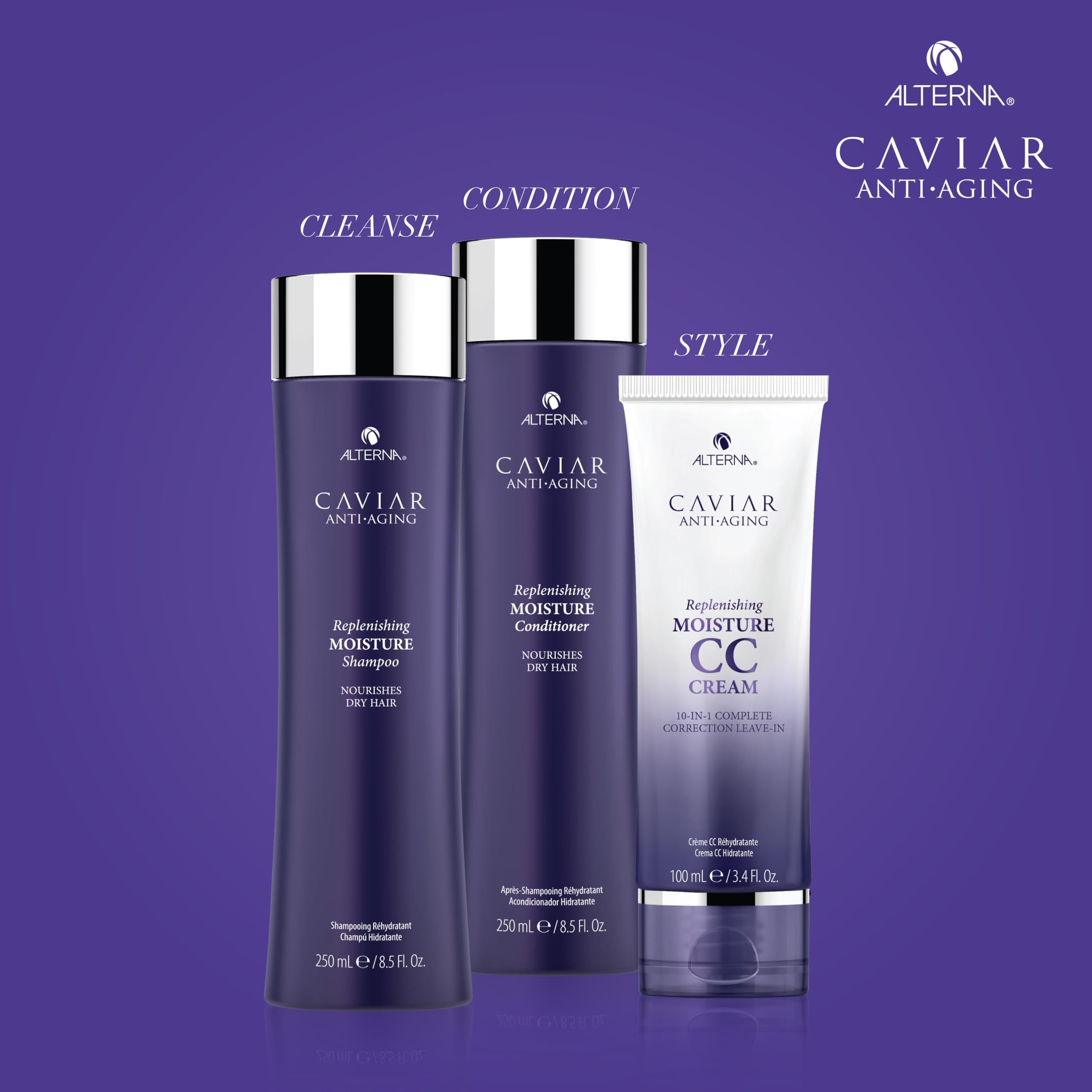 Alterna product staged in bathroom lifestyle conveying daily luxury care