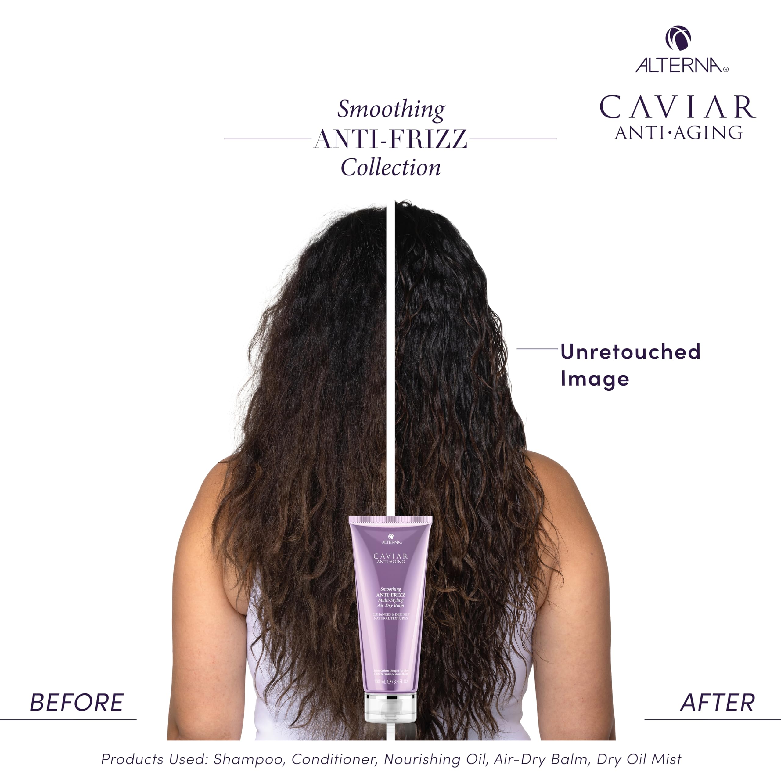 Alterna caviar product size comparison showing 3.4 fl oz scale for accurate purchase expectations