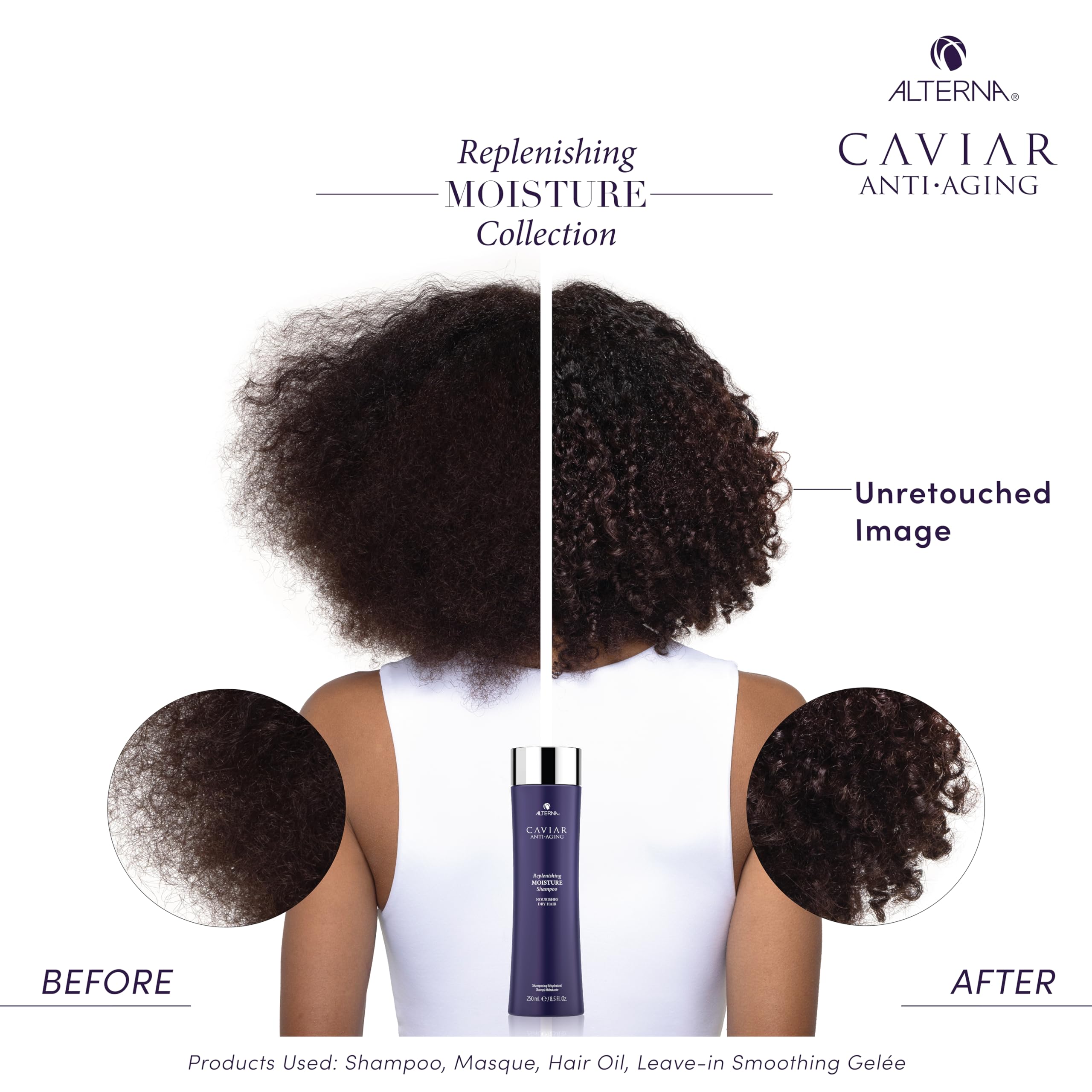 Alterna bottle held in hand for scale, clarifies 16.5 ounce travel-friendly size