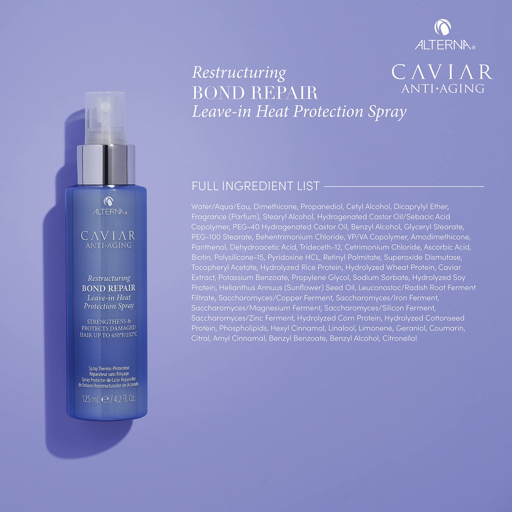 Alterna in-use with blow dryer showing heat protection while styling efficiently