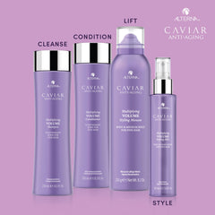 Alterna texture close-up foam illustrating gentle lather for lightweight volume
