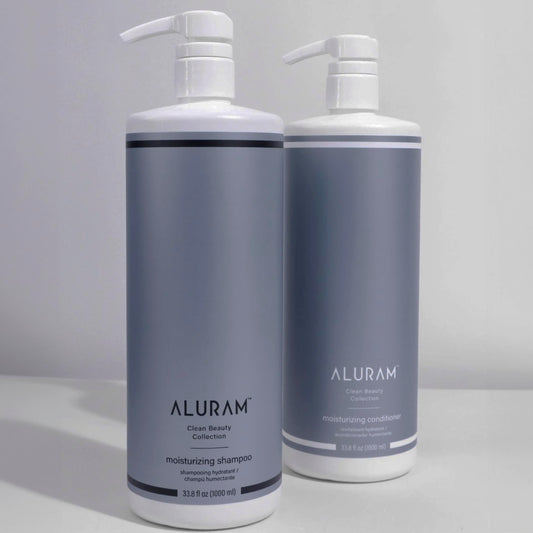 ALURAM pump dispenser detail for easy one-handed dispensing benefit