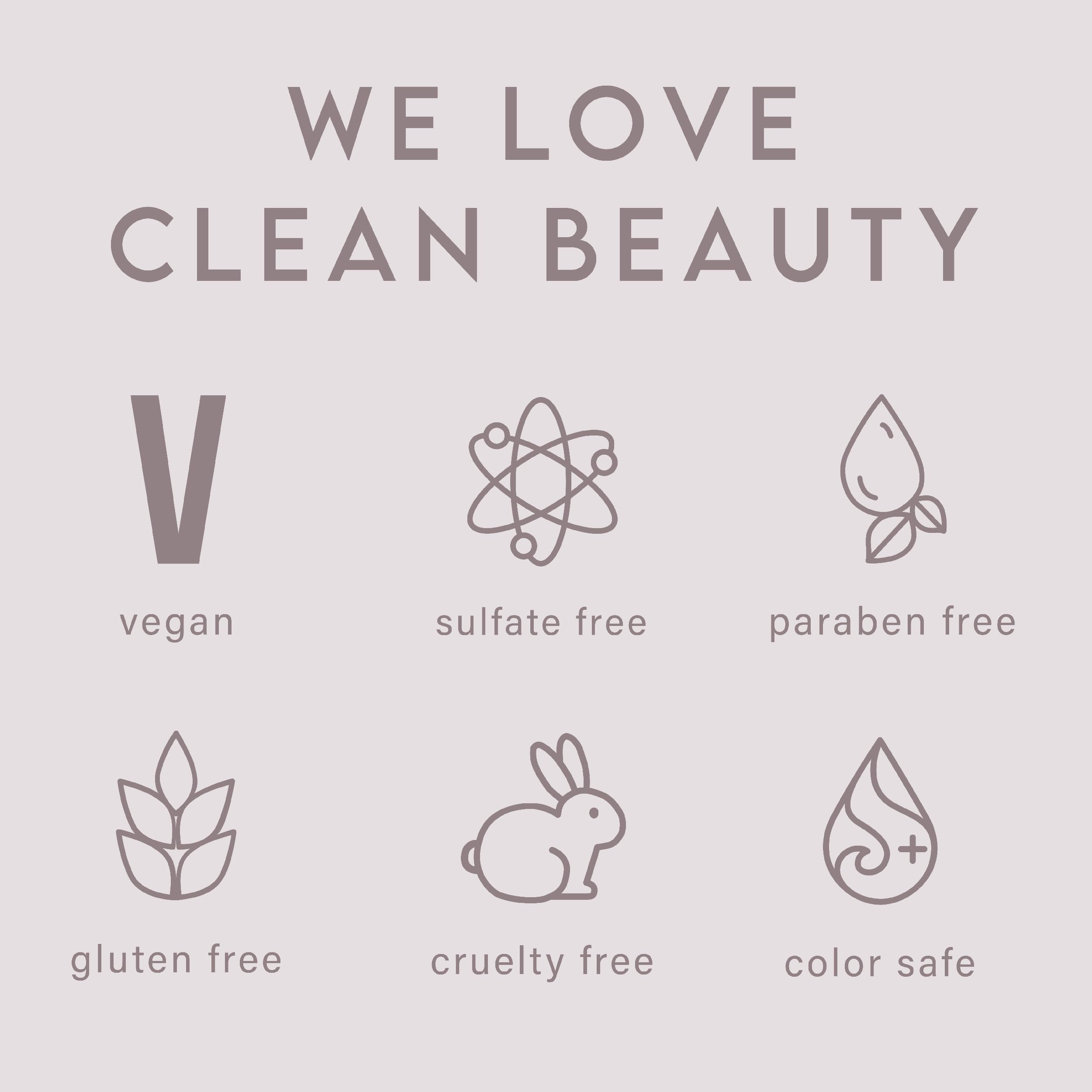 ALURAM label close-up showing sulfate-free and cruelty-free product benefits
