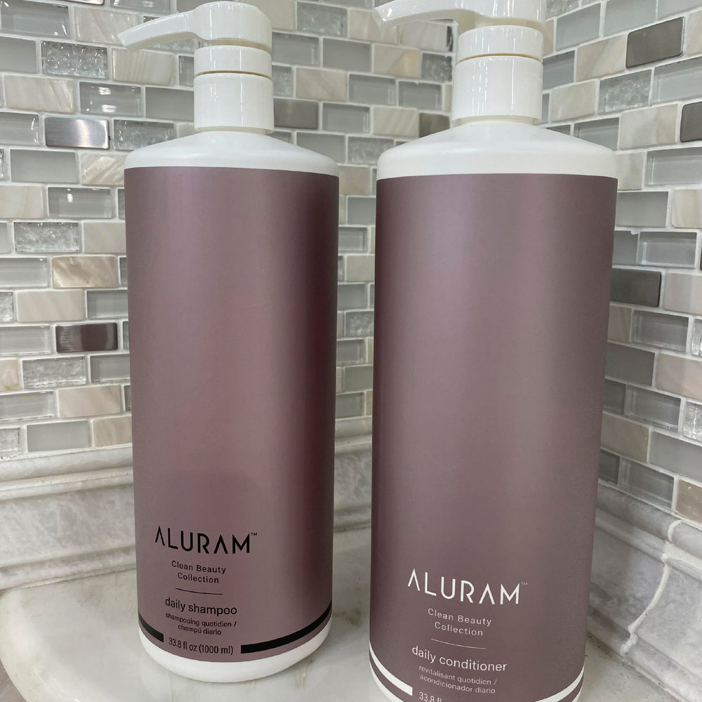ALURAM texture close-up creamy conditioner showing smooth hydration benefits