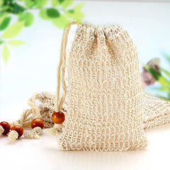 AMAHOMESA soap sachet packed in travel bag keeping luggage clean and compact