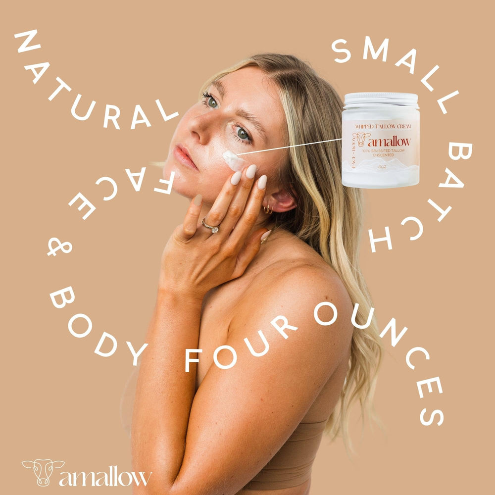 Amallow jar on bathroom counter styled to show daily routine compatibility benefit