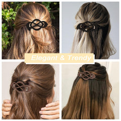 Amariver four barrettes laid flat showing color variety for outfit matching