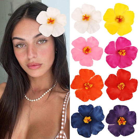 Amariver front pack of eight flower clips showing colors and packaging for gifting benefit