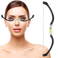 Amariver front view of eyebrow shaping kit showing full tool for precise alignment