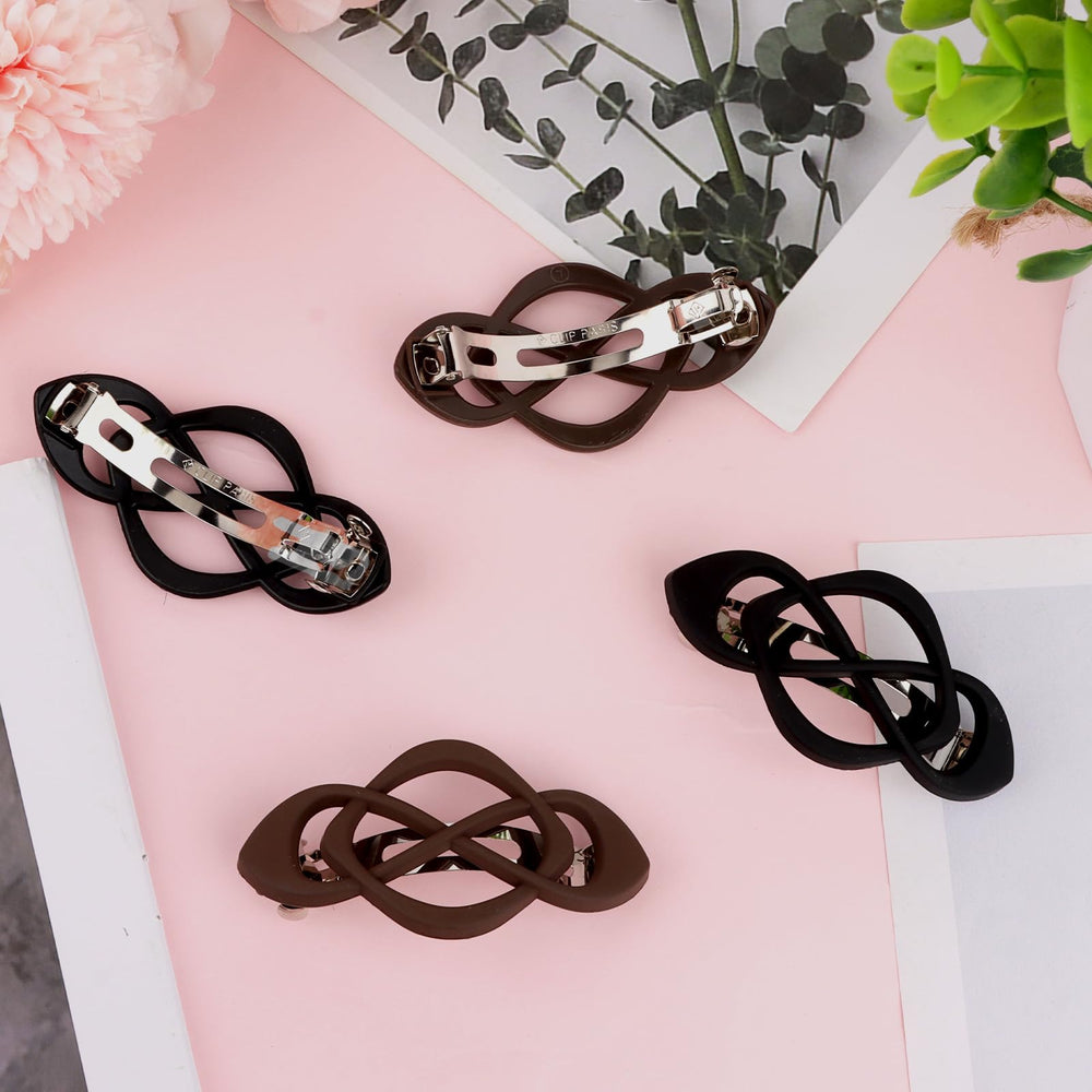 Amariver barrettes styled on table suggesting gift-ready presentation and versatility