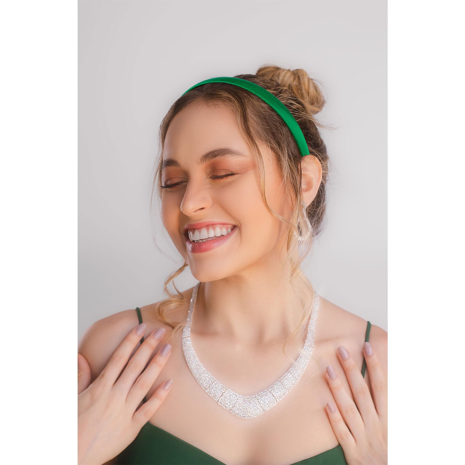 Amariver colorful headbands fanned display showing outfit-matching convenience