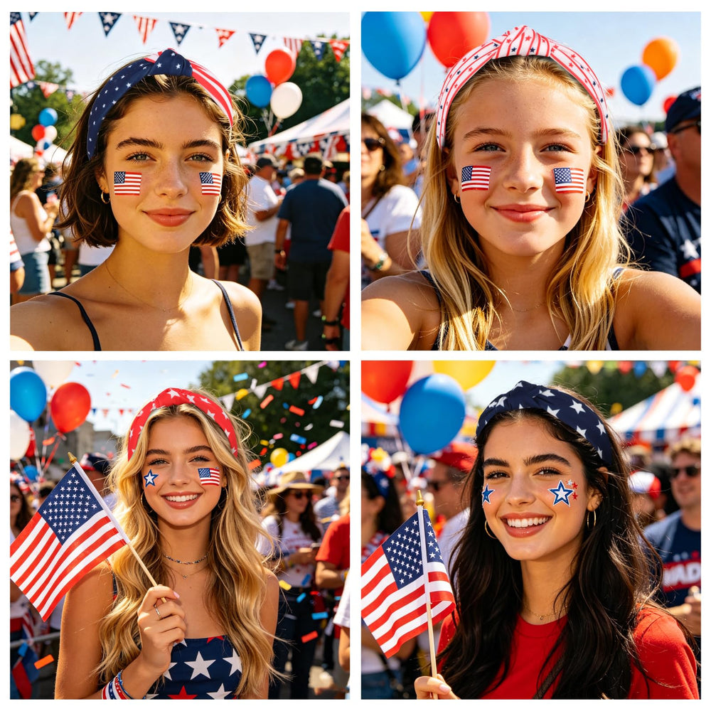 Amariver headbands beside a ruler showing size and adaptable fit