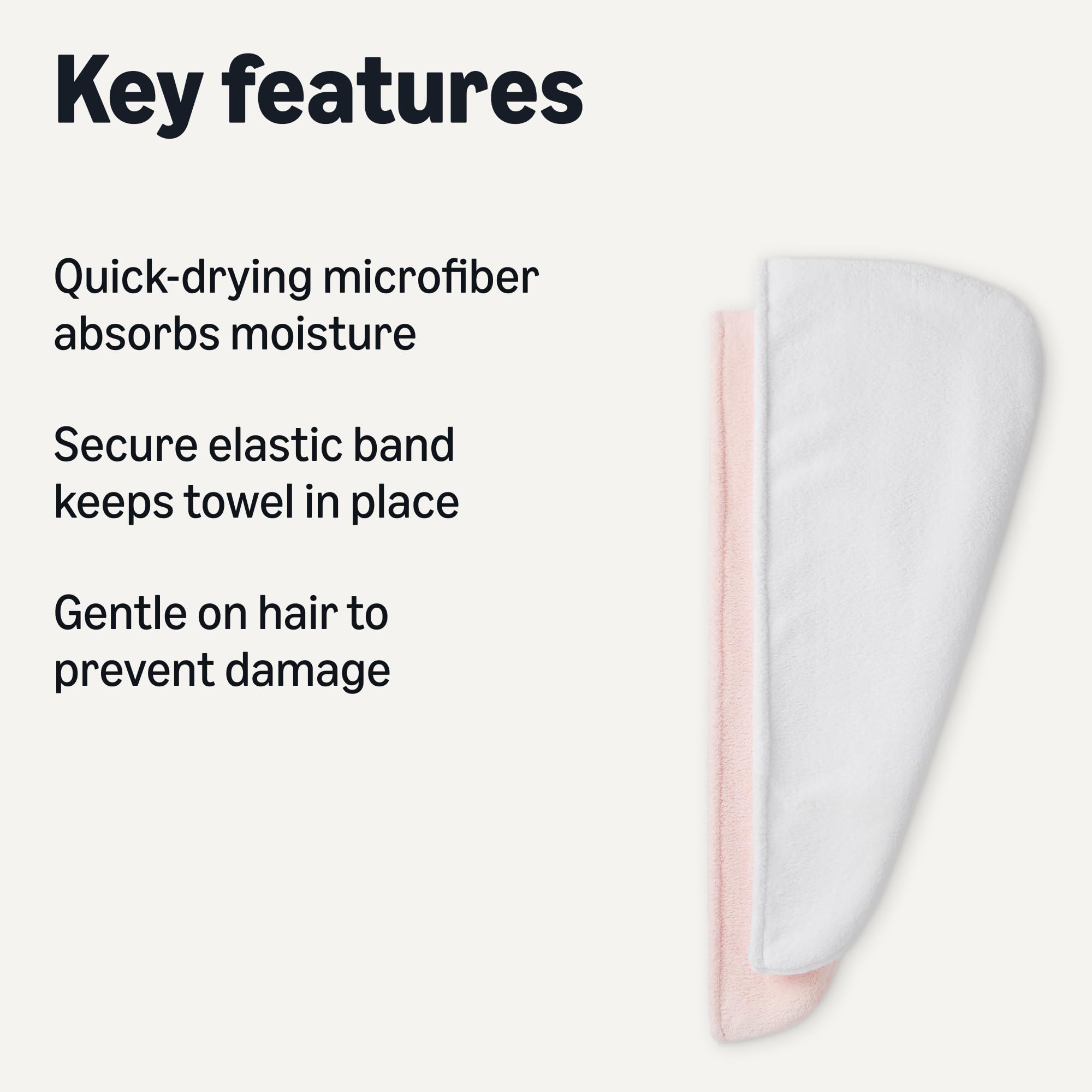 Amazon Basics microfiber close-up texture highlighting absorbency and gentle care