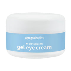 Amazon Basics open jar showing cooling gel texture and clarity