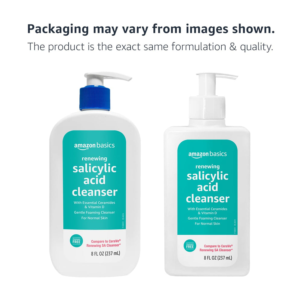 Amazon Basics back label close-up displaying ingredient and usage information